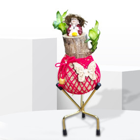 Brazilian Wood with Figurine